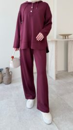 Bono Oyşo Takım - Bordo - Görsel 4