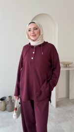 Bono Oyşo Takım - Bordo - Görsel 5