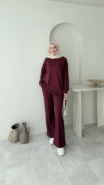 Fera Oyşo Takım - Bordo - Görsel 3