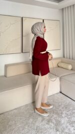 Dore Ceket  - Gül Kurusu - Görsel 10