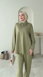 Gisa Fermuarlı Oyşo Takım - Yeşil - Görsel 3