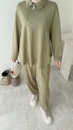 Gisa Fermuarlı Oyşo Takım - Yeşil - Görsel 5