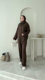 Toma Oyşo Takım - Kahverengi - Görsel 4