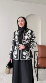 Quan Nakış Ceket - Siyah - Görsel 3