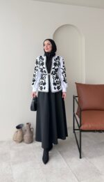 Quan Nakış Ceket - Beyaz