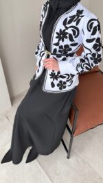 Quan Nakış Ceket - Beyaz - Görsel 6