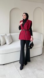 Mişa Yelek - Bordo - Görsel 2