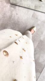 Merli Angora Hırka - Krem - Görsel 8