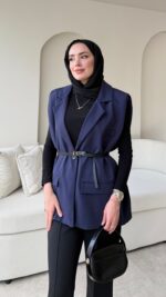 Mişa Yelek - Lacivert - Görsel 3