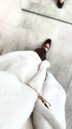 Mira Kürk Yelek - Taş - Görsel 8