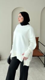 Efin Kesimli Sweat - Beyaz(ön sipariş) - Görsel 5