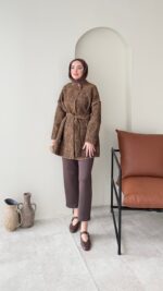 Etro Kuşaklı Kimono - Kahverengi