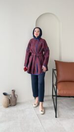 Etro Kuşaklı Kimono - Bordo