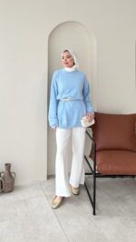 Sara Angora Kazak - Mavi