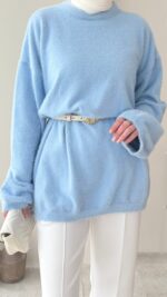 Sara Angora Kazak - Mavi - Görsel 4