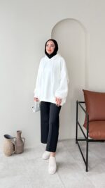 İril Premium Sweat - Beyaz