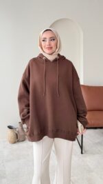 İril Premium Sweat - Kahverengi - Görsel 3