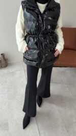 Voya Rugan Yelek - Siyah - Görsel 5