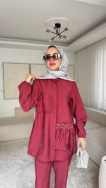 Mia Takım - Gül Kurusu - Görsel 3