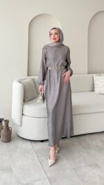 Baraa Elbise - Gri - Görsel 2