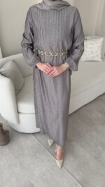 Baraa Elbise - Gri - Görsel 3