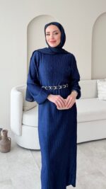 Baraa Elbise - Lacivert - Görsel 3