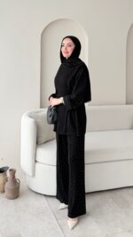 Besra Taşlı Oyşo Takım - Siyah - Görsel 2