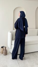 Besra Taşlı Oyşo Takım - Lacivert - Görsel 3