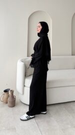 Vena Bağlamalı Oyşo Takım - Siyah - Görsel 3