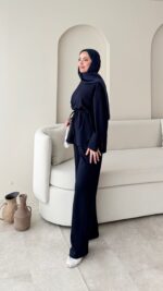 Vena Bağlamalı Oyşo Takım - Lacivert - Görsel 3