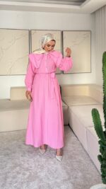 Flora Elbise - Pembe - Görsel 2