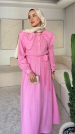 Flora Elbise - Pembe - Görsel 4