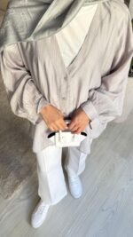 Nori Gömlek - Gri - Görsel 3