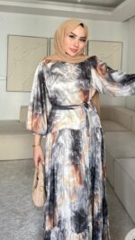 Diyar Elbise - Gri - Görsel 4