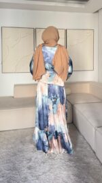 Diyar Elbise - Mavi - Görsel 4