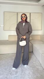 Bella Tensel Takım - Gri - Görsel 2