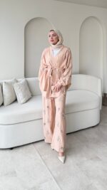 More Taşlı Takım - Somon - Görsel 2