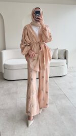 More Taşlı Takım - Somon - Görsel 6