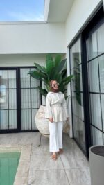 Rozi Gömlek - Taş - Görsel 5