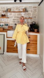 Rozi Gömlek - Sarı