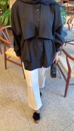 Desri Gömlek - Siyah - Görsel 3