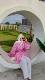 Love Kimono - Pembe - Görsel 3