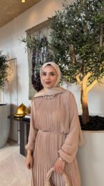 Piraye Elbise - Vizon - Görsel 5