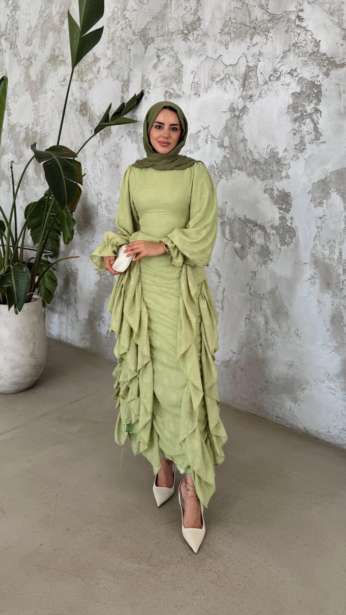 image_1950-702.jpg Işıl Elbise - Çağla Yeşili - Görsel 1