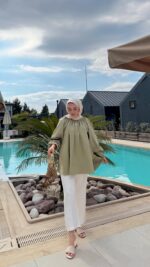 Aya Gömlek - Yeşil - Görsel 2