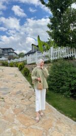 Aya Gömlek - Yeşil - Görsel 6