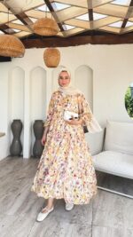 Bloom Elbise - Sarı