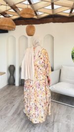 Bloom Elbise - Sarı - Görsel 5