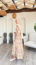 Bloom Elbise - Sarı - Görsel 7