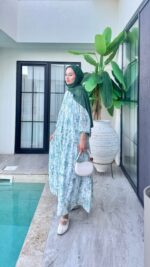 Nare Elbise - Yeşil - Görsel 2